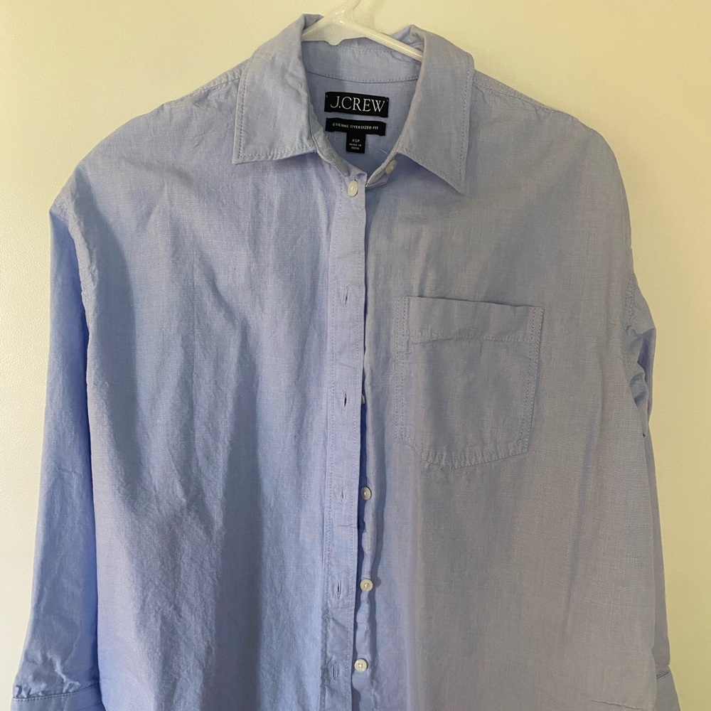 JCrew Étienne oversized shirt in lightweight oxford